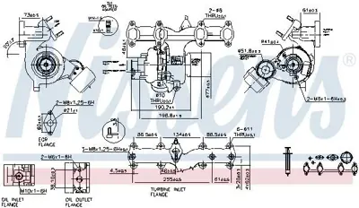 NISSENS 93172 Turbo Sarj Caddy Iıı 04>09 Golf V 02>09 Jetta V 05> Passat 05-08 Touran 03> A3 03>09 1.9 Tdı 90 -103 3G253014FX