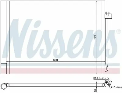 NISSENS 940058 Klima Radyatoru Bmw N57n M57n2 E70 E71 F15 F16 9239992