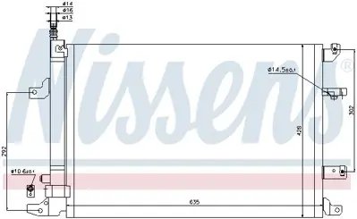 NISSENS 940103 Klima Radyatoru Volvo S60 I (384) 2.0 T 00>10 S80 I (184) 2.0 98>06 V70 Iı (285) 2.4 00>07 Xc70 Cros 31267200