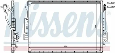 NISSENS 940137 Klima Radyatoru S-Class W221 05>13 C216 06>13  A2215010154
