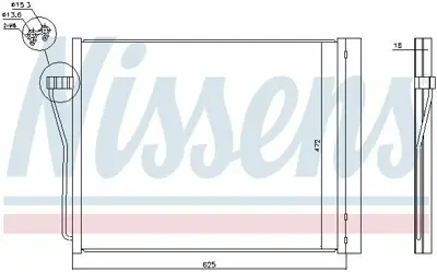 NISSENS 940308 Klima Radyatoru Bmw F01 F02 F03 F04 9391491