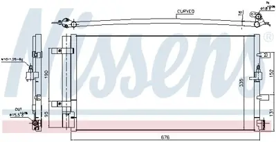 NISSENS 940430 Klima Radyatoru A4 Avant 13>15 A5 12>17 Q5 13>17 8T0260403C