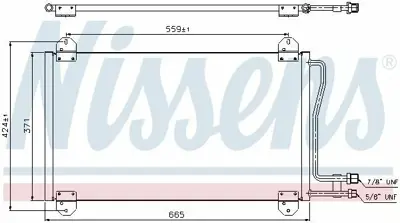 NISSENS 94225 Klima Radyatoru Mercedes Sprınter 901>905 95>06 K5132357AA