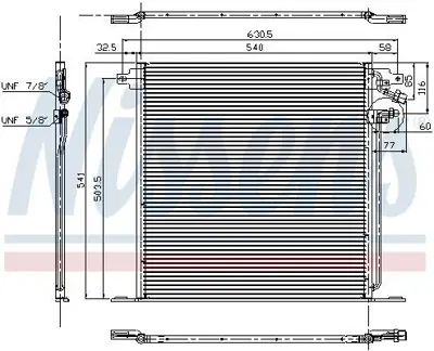 NISSENS 94226 Klima Radyatoru V-Class 638-2 97>03 Vıto 638 97>03 A6388350170