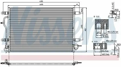 NISSENS 94583 Klima Radyatoru Audı A4 A6 1,8t 1,9tdı - 2,5tdı 01>06 8E0260403B