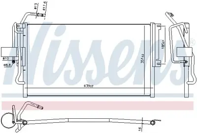 NISSENS 94653 Klima Radyatörü Opel Vectra B  99-02 52485274
