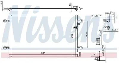 NISSENS 94695 Klima Radyatoru A6 3.0tdı Quattro 05 - 11 4F0260403P