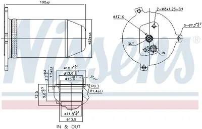 NISSENS 95007 Klima Tupu Kurutucu Bmw E39 Manuel 8372985