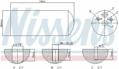 NISSENS 95172 Klima Kurutucusu Bmw E39 E46  X3 Z4 Xsara 8377330