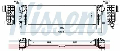 NISSENS 96017 Turbosarj Radyatoru V-Class W447 14> Vıto W447 14> A4475011301
