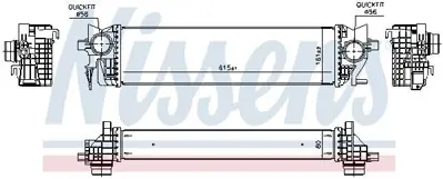 NISSENS 96133 Interkol Radyatörü S60-S90-Xc60-Xc90 31338306