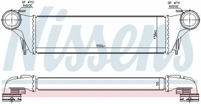 NISSENS 96387 Turbo Radyatoru Bmw M57n X5 E53 03>06 17517791231