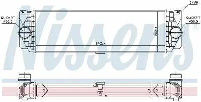 NISSENS 96526 Turbosarj Radyatoru Sprınter 906 6>18 907 910 18> Crafter 30 32 35 11>16 A9065010201