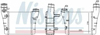 NISSENS 96549 Turbo Radyatoru (Intercooler) Sol Audı A4 2,0tdı - Tfsı 04>08 Exeo 1,8tsı 2,0tfsı - Tdı 09> 8E0145805T