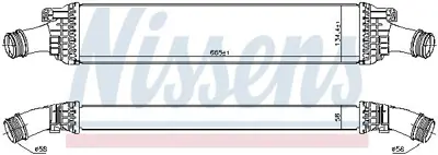 NISSENS 96567 Turbo Radyatoru Audı A4 A5 A6 Q5 2.0tfsı 1.8tfsı 2.0tdı 08> 8K0145805P