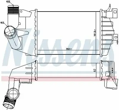 NISSENS 96587 Turbo Radyatoru Astra H Zafıra B Z13dth Z17dth Z19dt 93187214