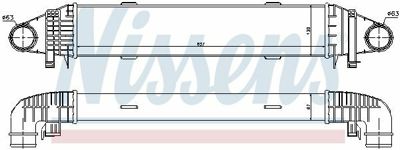 NISSENS 96596 Turbosarj Radyatoru C-Class W204 08>14 E-Class W212 11>15 A2045000500
