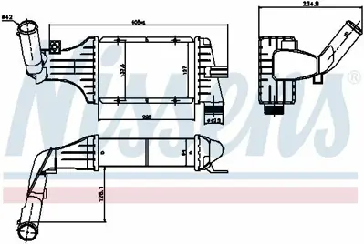 NISSENS 96788 Turbo Radyatoru Astra G Y17dt 95512980