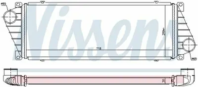 NISSENS 96842 Turbo Radyatoru Lt28 - 35 - 46 Sprınter 2t 3t 4t 2,5 - 2,8tdı 96>06 A9015010701