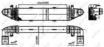 NRF 30314 Turbosarj Radyatoru W204 07>14 S204 07>14 C204 11> W212 09>15 C207 10>16 A207 10>16 A2045000000