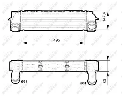 NRF 30524 Turbo Radyatoru Bmw B47 N20 F25 F26 17517823570