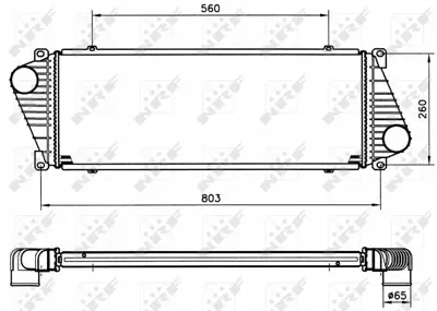 NRF 30830 Turbosarj Radyatoru Lt28-35-46 Sprınter 901>905 96>06 2116029, 2DO145805, A9015010701