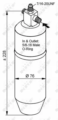 NRF 33140 Klima Kurutucu Iveco Eurocargo 91 > 98482342