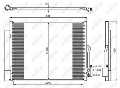 NRF 350053 Klima Radyatoru Merıva B 13331005