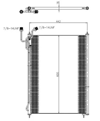 NRF 350503 Klima Radyatoru Mercedes Axor 2528 3028k 1829 5001254