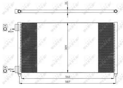 NRF 35496 Klima Radyatoru Doblo 1,3 1,9 Jtd - D 01> Punto 1.2 99>10 46821270