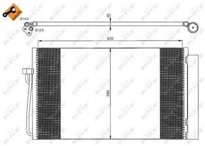 NRF 35538 Klima Radyatoru Bmw E60 E65 M57 N57 N67 64508361362á