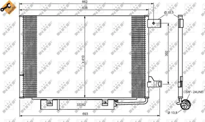 NRF 35759 Klima Radyatoru A-Class W169 04>12 B-Class W245 05>11 A1695000054