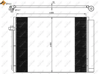 NRF 35906 Klima Radyatoru Bmw N57n M57n2 E70 E71 F15 F16 9239992