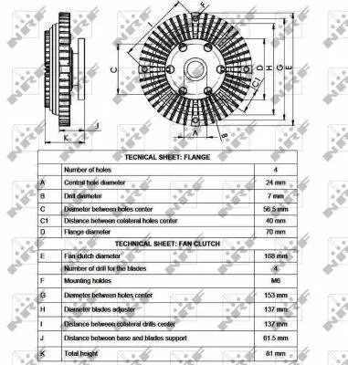 NRF 49526 Radyator Fan Termiği Starex Kamyonet Lıbero 2005> 2523742650