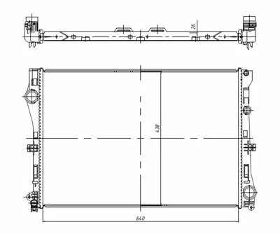 NRF 50040 Motor Su Radyatoru W205 14> C205 16> A205 16> S205 14> W213 16> C238 17> A238 17> S213 16> 995007303, 995002103, A0995007303, 995002203, A0995002103, A0995002203, RA0171070, 8MK376908101