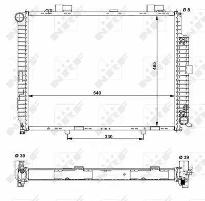NRF 50575 Motor Su Radyatoru E-Class W210 96>99 S210 96>99 2105003203