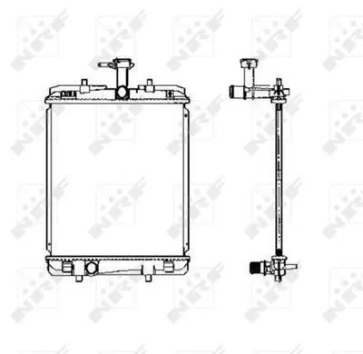 NRF 53459 Motor Radyatoru P107 C1 Aygo K4r1,0 Manuel Olcu: (375×328×16) 1330P4, 1330P5, 164000Q010, 164000Q020, 1330T4, 1333C9, 164000Q030, B000765180, 214100007R, 1333C4