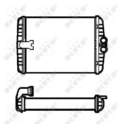NRF 53552 Kalorıfer Radyatoru W210 97>02 W220 00>05 C215 99>06 R170 00>04 C208 97>02 A208 98>02 A2108300661