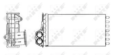 NRF 53634 Kalorıfer Radyatoru Xsara Pıcasso P206 6448G3