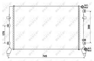 NRF 53884 Motor Radyatoru Golf V Vı Octavıa A3 Rapıd Superb 1,2 - 1,4tsı 07> 1K0121251BN