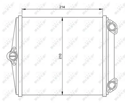NRF 54248 Kalorıfer Radyatoru S-Class W126 85>91 C126 85>91 A0028355301