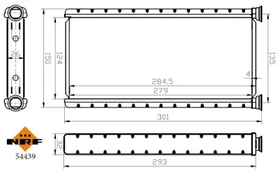 NRF 54439 Kalorıfer Radyatoru 2.0-3.0 Dıscovery S-5 Range Rover Range Rover Sport 5.0  Range Rover Range Rover