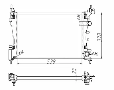 NRF 55341A Motor Radyatoru Punto Grande Punto Corsa D 1,2 - 1,4 1300279