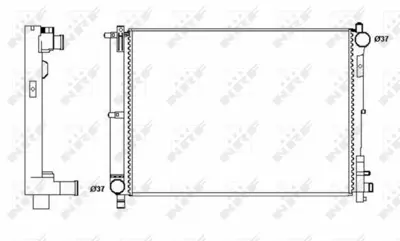 NRF 58263A Motor Radyatoru Chrysler Voyager Iv 00>08 5072260AA