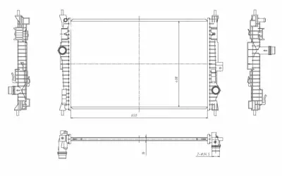 NRF 59302 Motor Su Radyatoru 2008 I-Iı-208 I-Iı-3008-301-308 Iı-5008-508-Expert Iv-Partner-Rıfter-Berlıngo-C3  9673628780