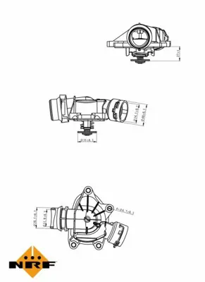 NRF 725052 Termostat (88°) Bmw E38 E39 M57 D30         11532247269