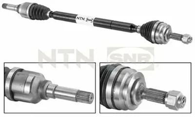 NTN / SNR DK66.002 Aks Sağ Komple P207 (Dıs Freze: 21, Dıs Freze: 22, Boy : 858 Mm, Conta Capı: 48mm) Ep3 Ep3c Dv4c Dv4 3273QA, 9801388680