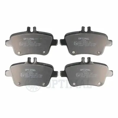 OPTIMAL BP-12606 Fren Balata Seti Diskli Fren A-Klassew176 -B-Klassew246-W242 -Cla Coupec117 -Gla-Klassex156 -Slkr172 A0074209620