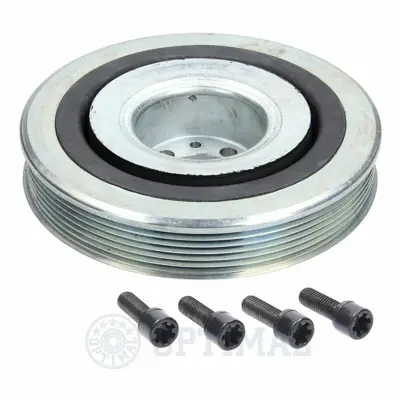 OPTIMAL F8-6393 Krank Kasnağı Brava-Bravo-Doblo-Grande Punto-Idea-Lınea-Marea-Punto-Vectra C-Astra H 1.9 Jtd 55196301, 614571, 73501275