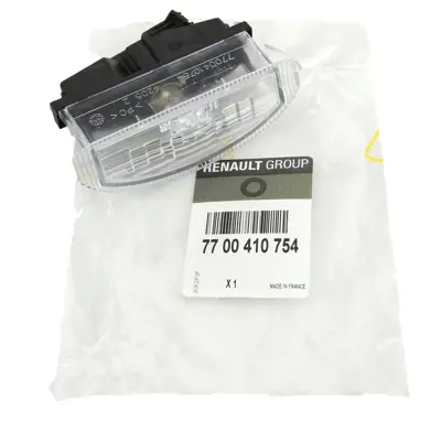 RENAULT 7700410754 Plaka Lambası Clıo 7700410754, 7700433414, 7800410754